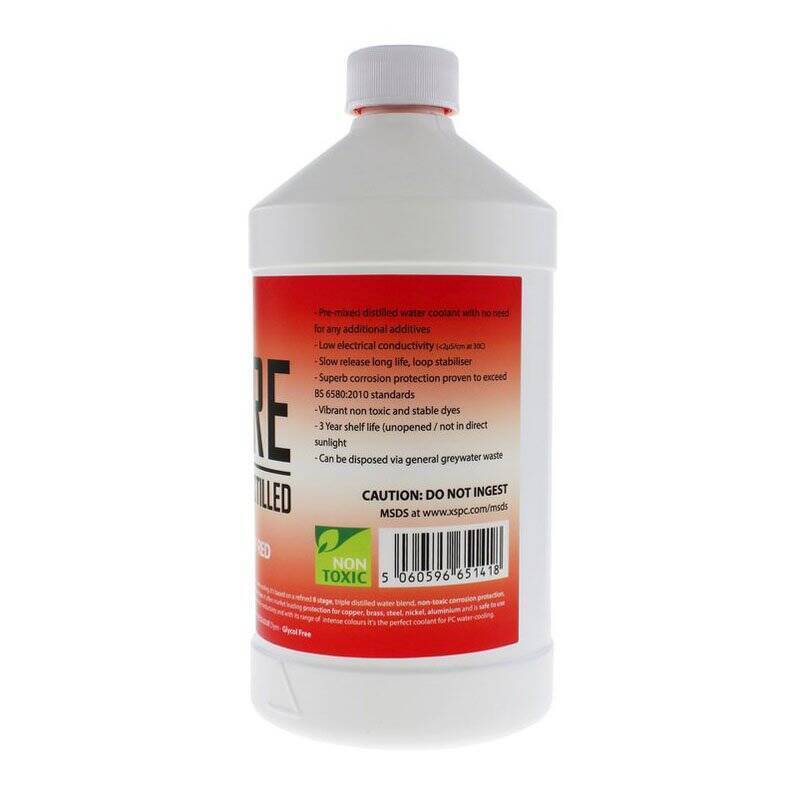 XSPC Pure Coolant, 1 Liter - rot, UV