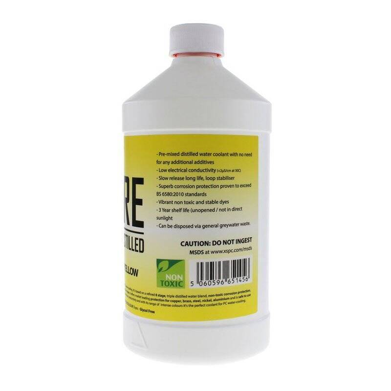 XSPC Pure Coolant, 1 Liter - gelb, UV
