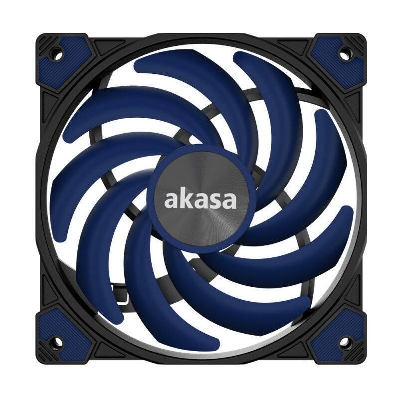 Akasa Alucia XS Slim-Lüfter, 120 mm - blau
