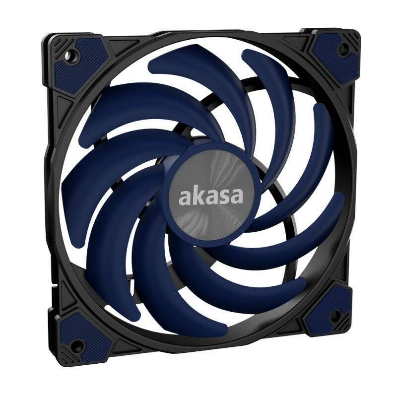 Akasa Alucia XS Slim-Lüfter, 120 mm - blau
