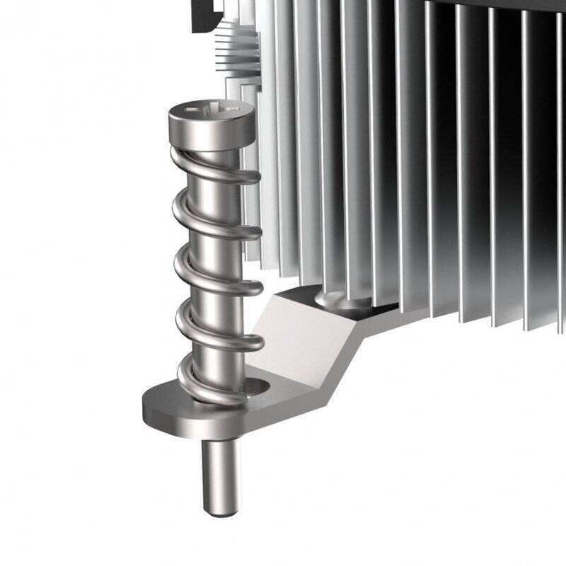 Akasa AK-CC6607EP01 Low Profile CPU-Kühler - Sockel LGA 1700, 64,5 mm Höhe