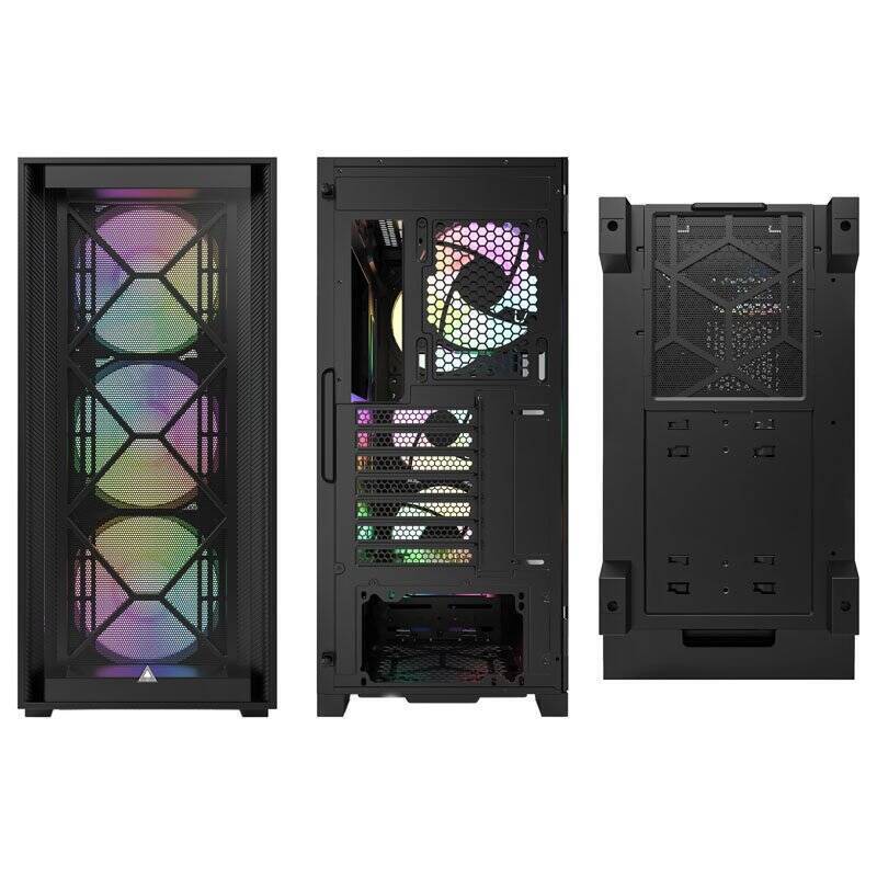 Montech AIR 1000 Premium, Midi-Tower, Tempered Glass, - schwarz