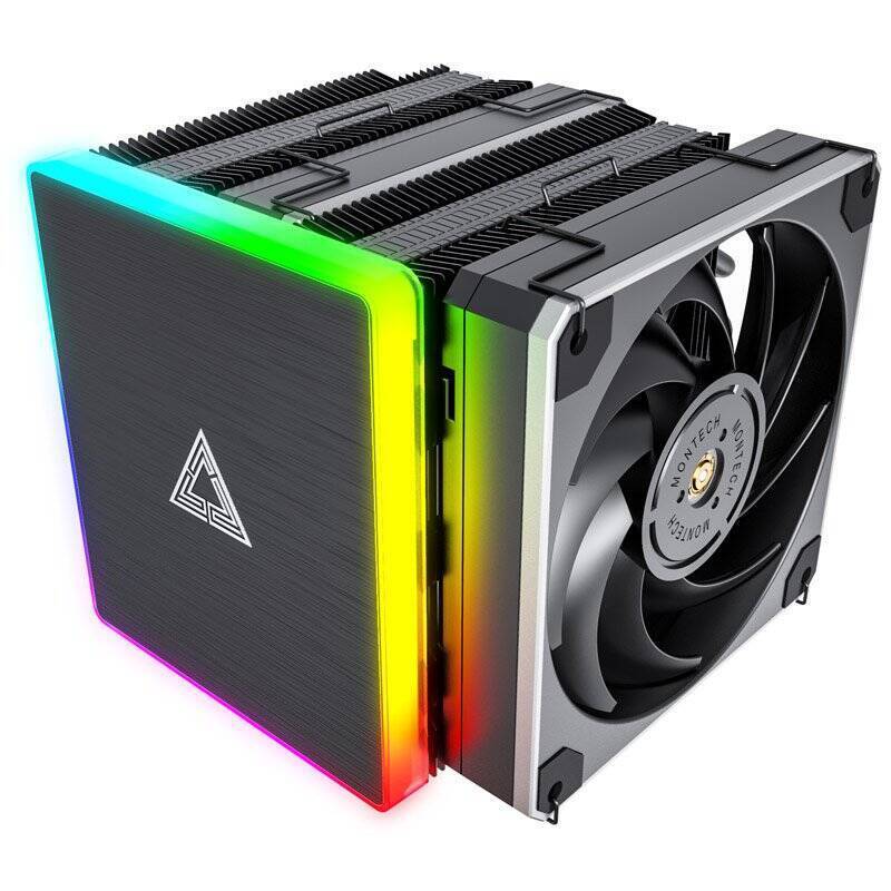 Ventilateur pour processeur Montech Metal DT24 Premium RGB (Noir)