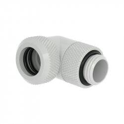 Barrow Multi-Link Adapter Anschluss 90 Grad G1/4 Zoll AG auf 12mm AD Hardtube - drehbar, weiß