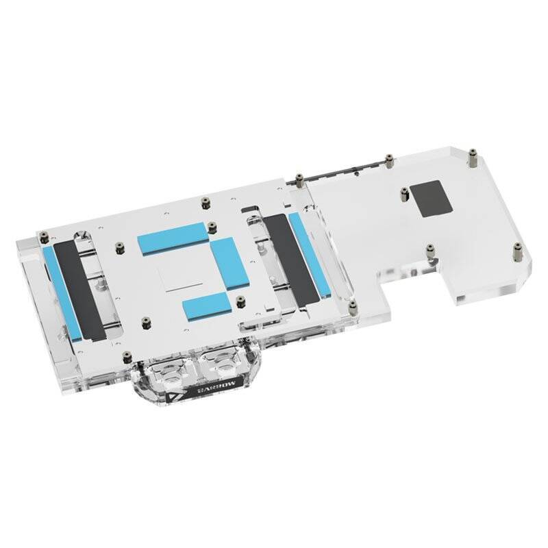 Barrow LRC2.0 full coverage GPU Water Block for ASUS STRIX 3070 Aurora RGB - Acryl
