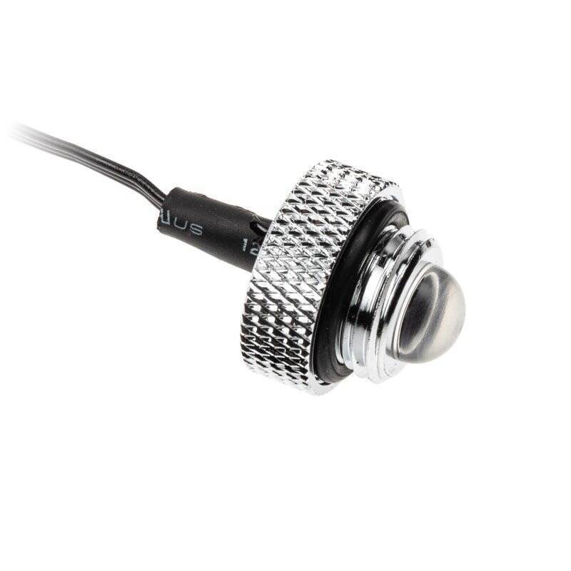 XSPC ARGB LED Verschlussstopfen, G1/4, 5V 3Pin - chrome