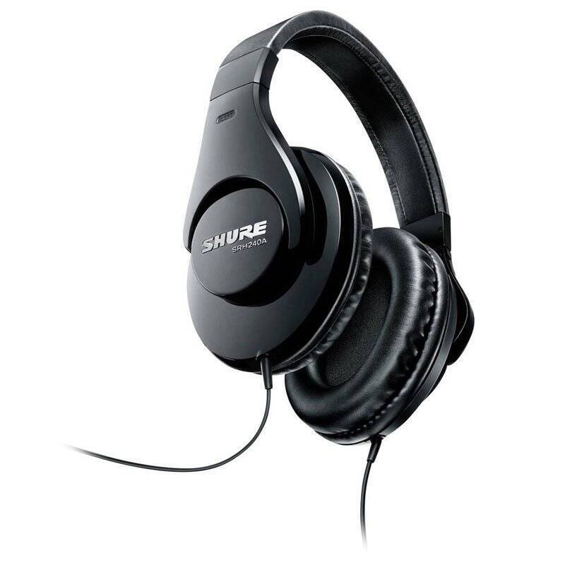 Shure SRH240A                Over-Ear bk | SRH240A-BK-EFS         geschl. Kopfhörer