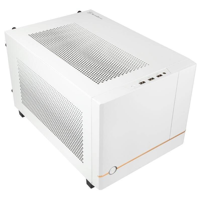 SilverStone SST-SG14W Sugo 14 Mini-ITX Gehäuse - weiß