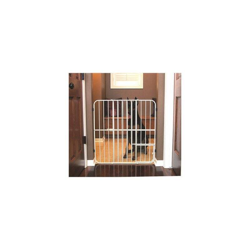 CARLSON -  GATE BIG TUFFY EXTENTABLE WITH DOOR81x66-107CM - (704.2022)