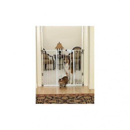 CARLSON -  GATE XTRA HIGH WALK-THRU WITH DOOR 104x74-99CM - (704.2054)