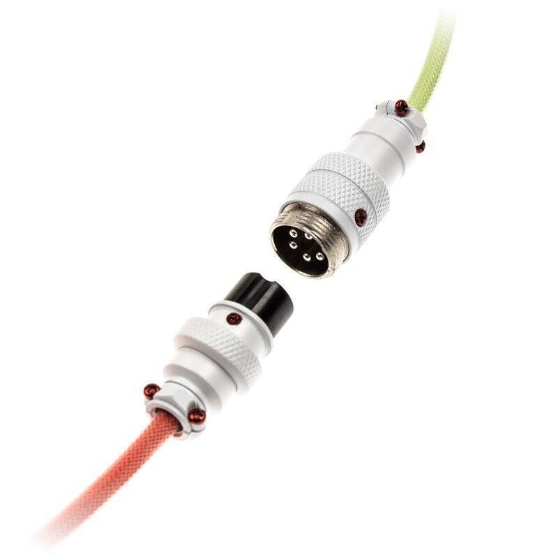 Ducky Premicord Strawberry Frog Spiralkabel, USB Typ C auf Typ A - 1,8m