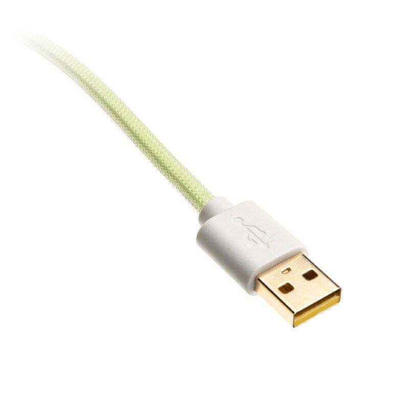 Ducky Premicord Strawberry Frog Spiralkabel, USB Typ C auf Typ A - 1,8m