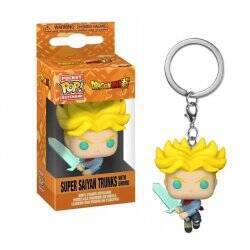 DRAGON BALL SUPER - Pocket Pop Keychains - SS Trunks w/Spirit Sword