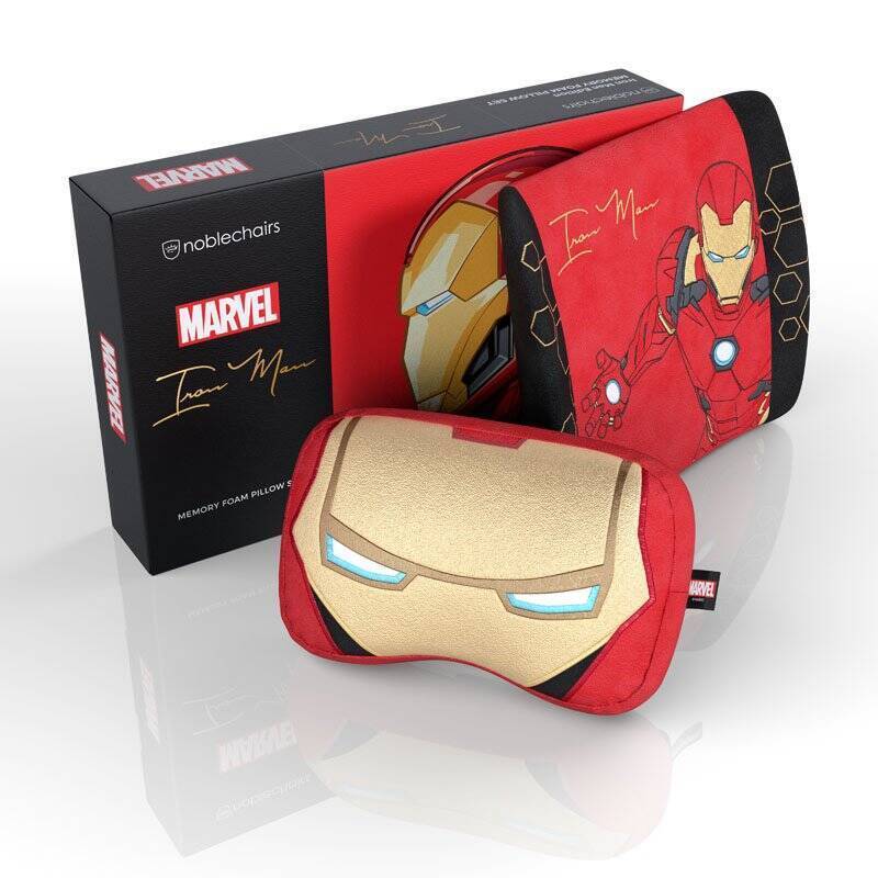 noblechairs Memory Foam Kissen-Set - Iron Man Edition