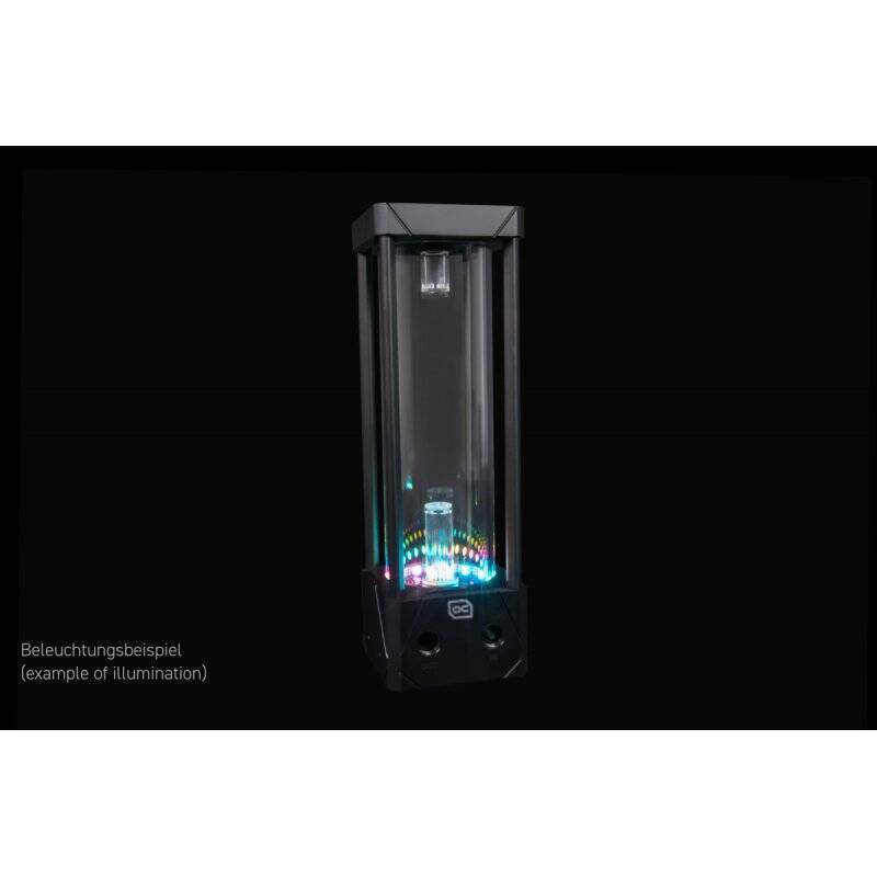 Alphacool Eisbecher Aurora D5 Acetal/Glas - 250mm incl. Alphacool VPP Apex D5