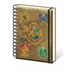 HARRY POTTER - Notebook A5 - Hogwarts Crest