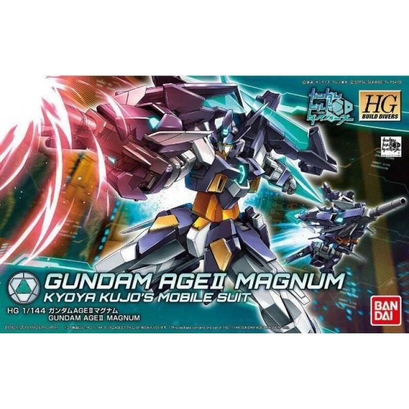 GUNDAM - Model Kit - HG 1/144 - Gundam Age 2 Magnum - 13cm