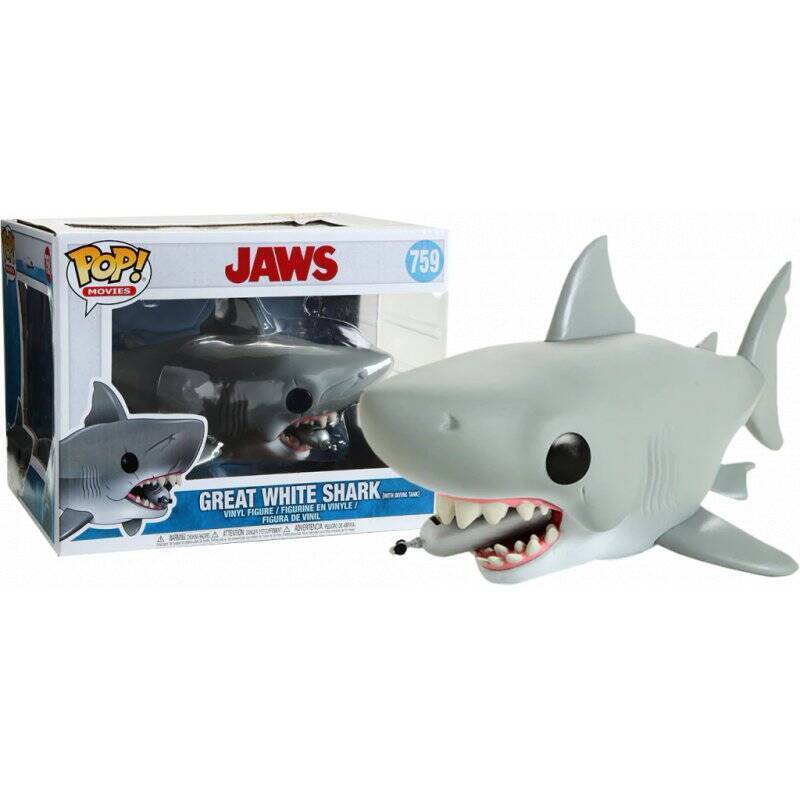 FUNKO Pop Movies: Jaws - 6" Jaws W/Diving Tank