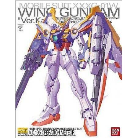GUNDAM - MG 1/100 Wing Gundam Ver.Ka - Model Kit 18cm