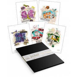 HARRY POTTER - Set de 10 lithographies '36x28'