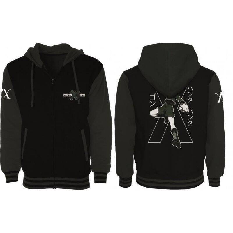 HUNTER X HUNTER - Gon Freecss - Jacket Varsity Homme (XL)