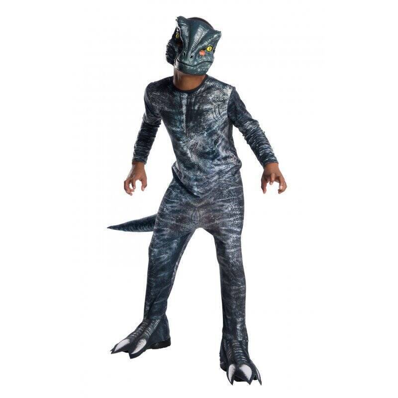 Rubies - Jurassic World - Velociraptor Blue Costume (128 cm)