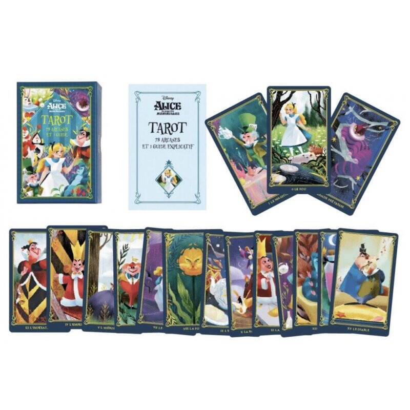 ALICE AUX PAYS DES MERVEILLES - Coffret Tarot