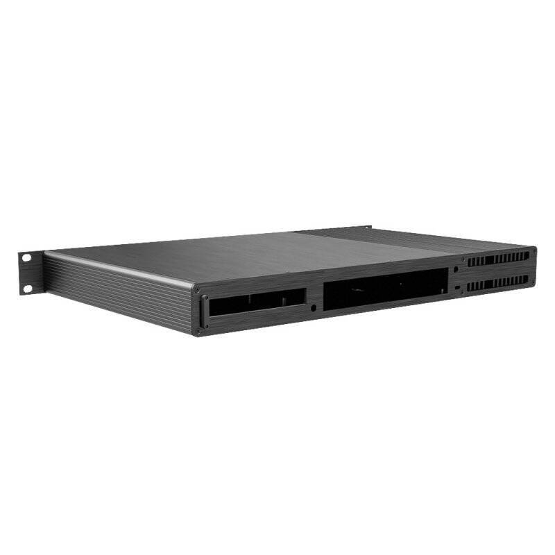 Akasa Galileo TU3 Plus Thin-Mini-ITX 1U Gehäuse, OEM - schwarz