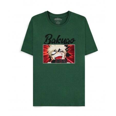 MY HERO ACADEMIA - Green Bakugo - T-shirt Homme (L)