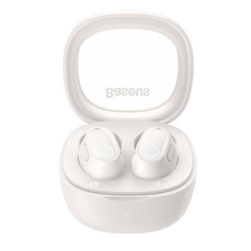 Baseus Earphone Bluetooth Bowie WM02 TWS, BT 5.3 wireless in-earbuds White (NGTW180002)