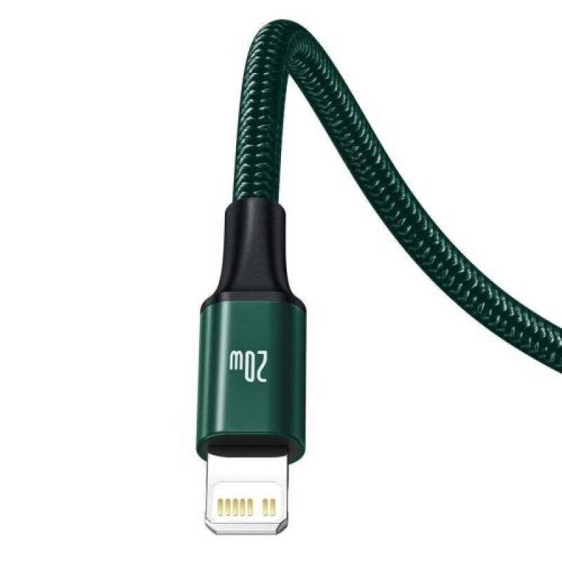 Baseus Type-C Rapid 3-in-1 Cable for Micro + Lightning + Type-C PD 20W 1.5m Green (CAMLT-SC06)