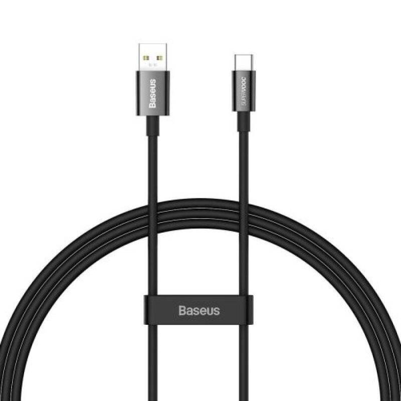 Baseus Type-C Superior Series SUPERVOOC 65W, 1m Black (CAYS000901)