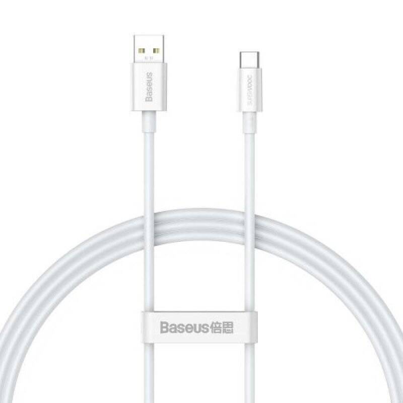 Baseus Type-C Superior Series SUPERVOOC 65W, 1m White (CAYS000902)