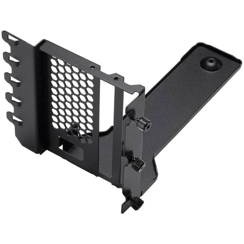PHANTEKS Vertikales GPU-Bracket II + PCI-E 4.0 x16 Riser Flachband-Kabel, 22 cm - schwarz