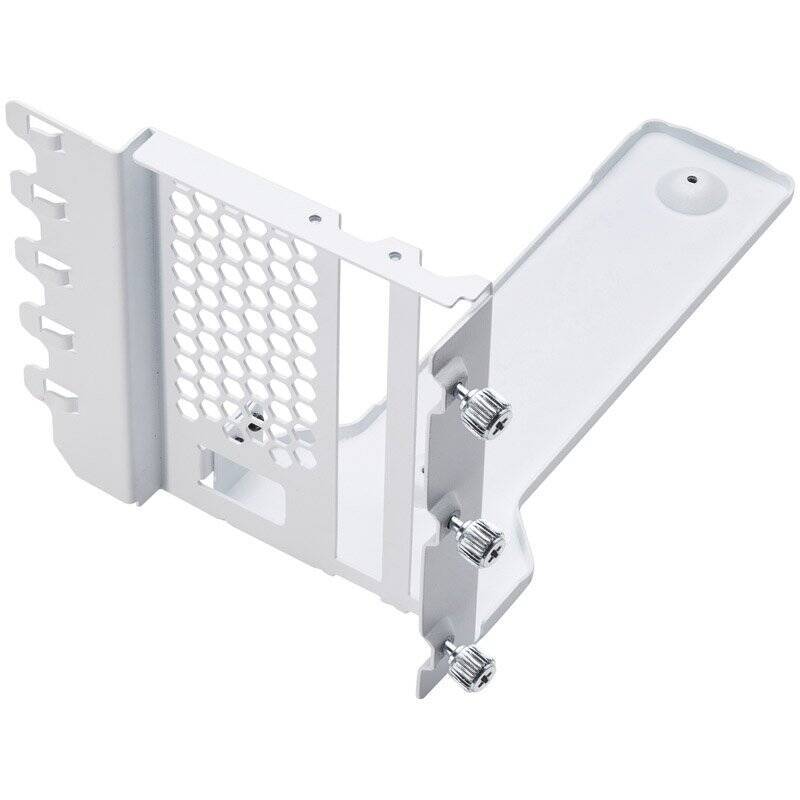 PHANTEKS Vertikales GPU-Bracket II + PCI-E 4.0 x16 Riser Flachband-Kabel, 22 cm - weiß