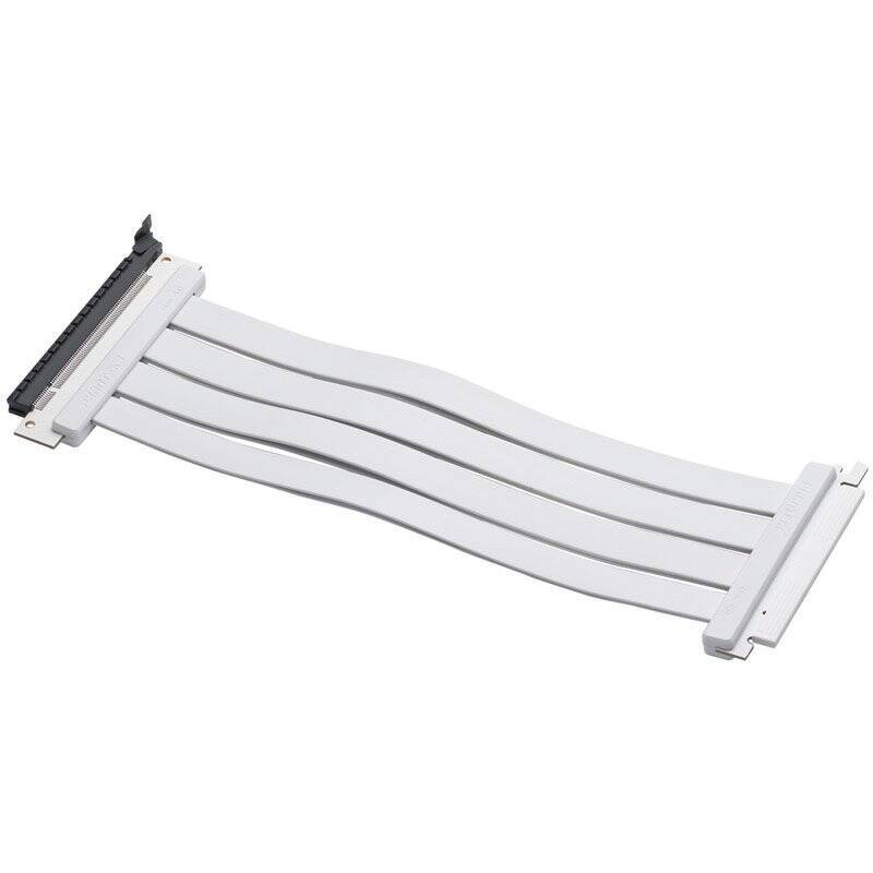 PHANTEKS PCI-E 4.0 x16 Riser Flachband-Kabel, 90 Grad, 30cm - weiß