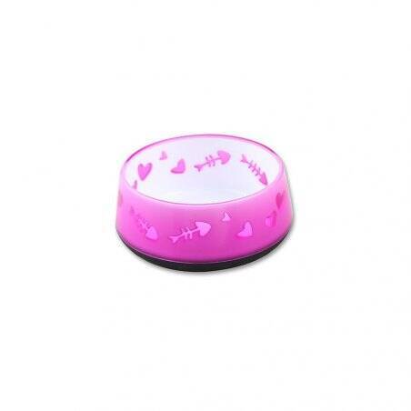 ALL FOR PAWS - Cat Bowl Heavy Base pink - (785.0204)
