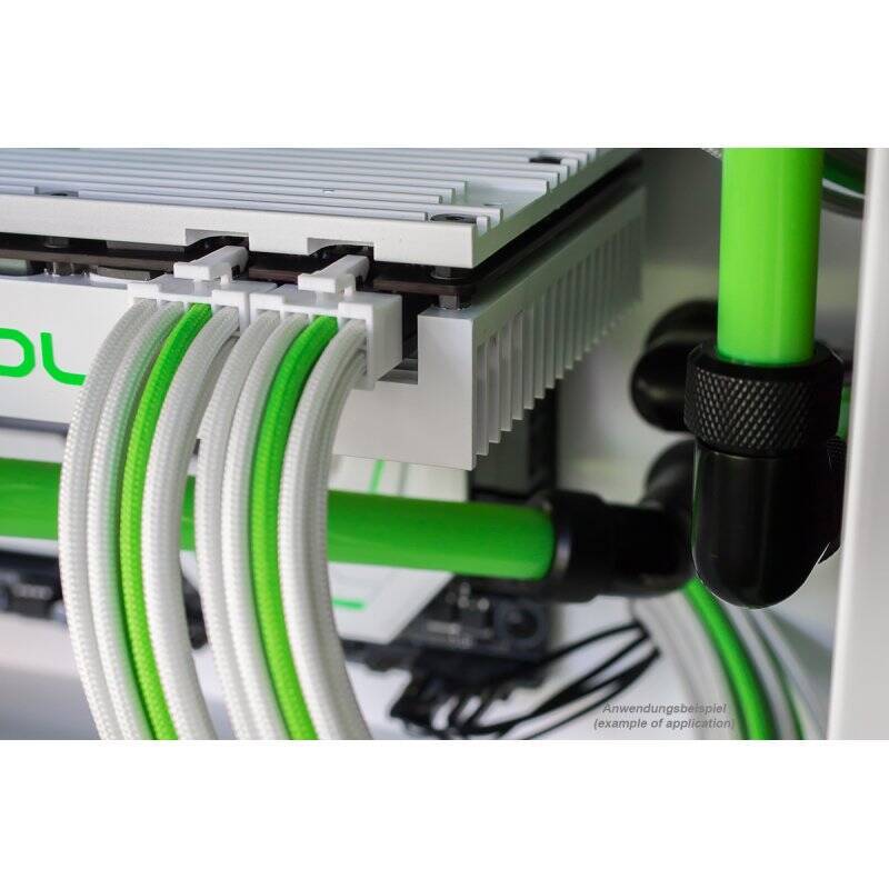 Alphacool AlphaCord Sleeve 4mm - 3,3m (10ft) - Neon Green (Paracord 550 Typ 3)