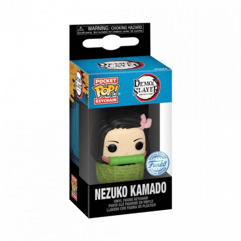 DEMON SLAYER - Pocket Pop Keychains - Nezuko in Basket