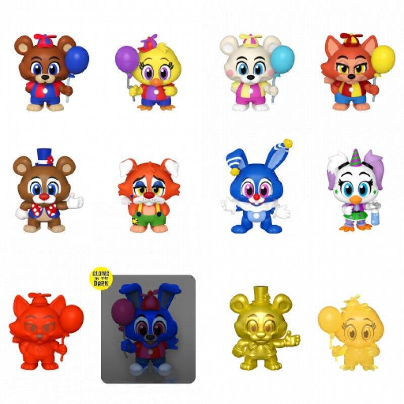 FNAF SECURITY BREACH - Mystery Minis (BOX 12 Figurines)