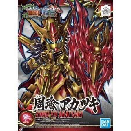 GUNDAM - SD Sangoku Soketsuden Zhou Yu Akatsuki - Model Kit - 8cm