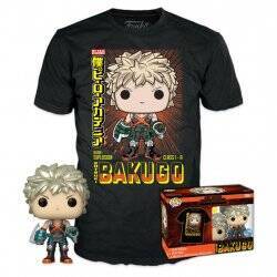 MY HERO ACADEMIA - Booble Head POP N° 249 - Bakugo (MT) +T-shirt (XL)