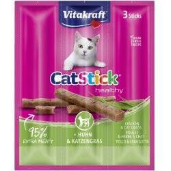 Vitakraft - Cat Stick chicken & cat grass 3 sticks - (31219)