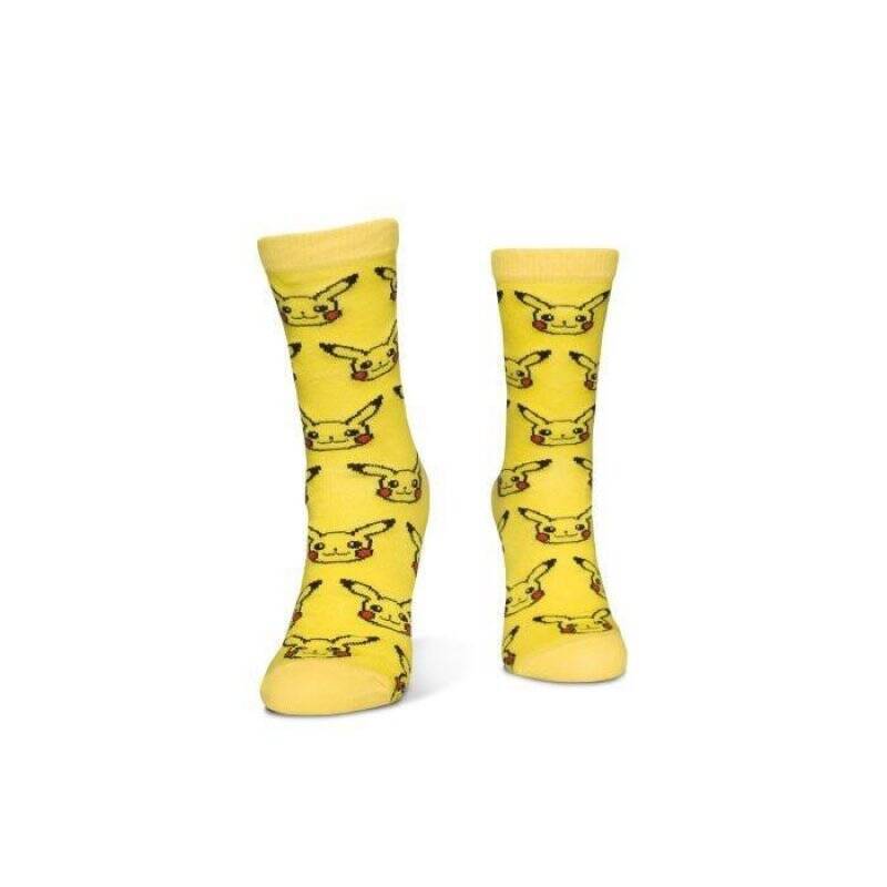 POKEMON - Crew - Pack de 3 paires de chaussettes (T35-38)