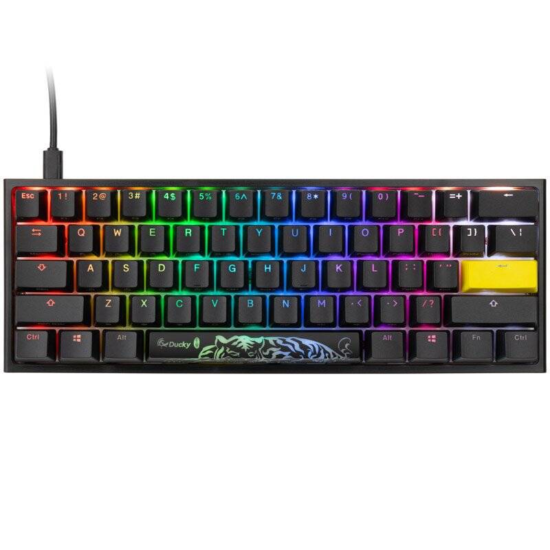 Ducky ONE 2 Pro Mini Gaming Tastatur, RGB LED - Kailh White (US)