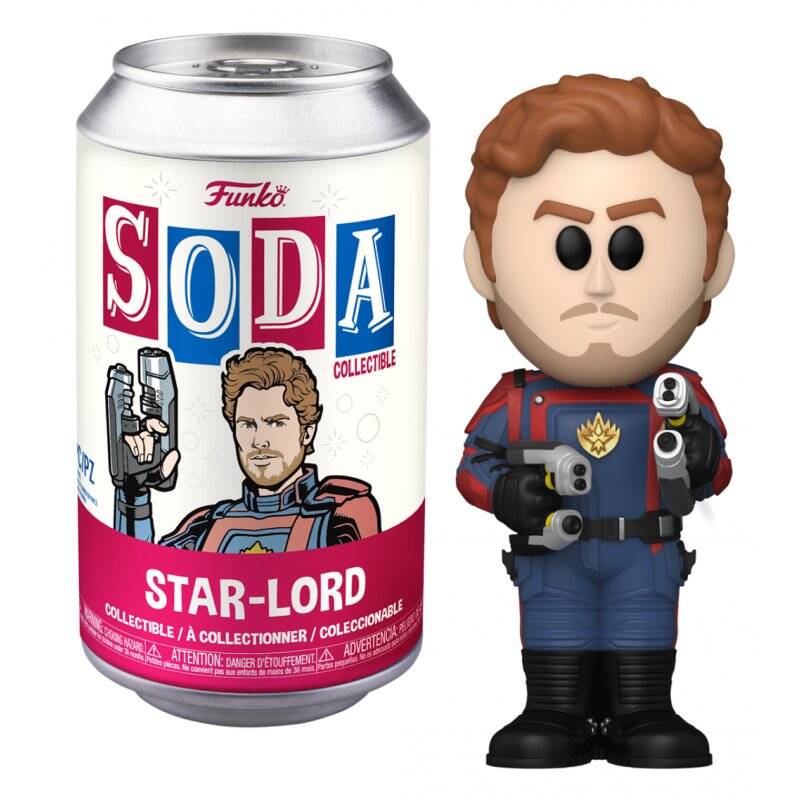 LES GARDIENS DE LA GALAXIE 3 - POP Soda - Star-Lord avec Chase (M)