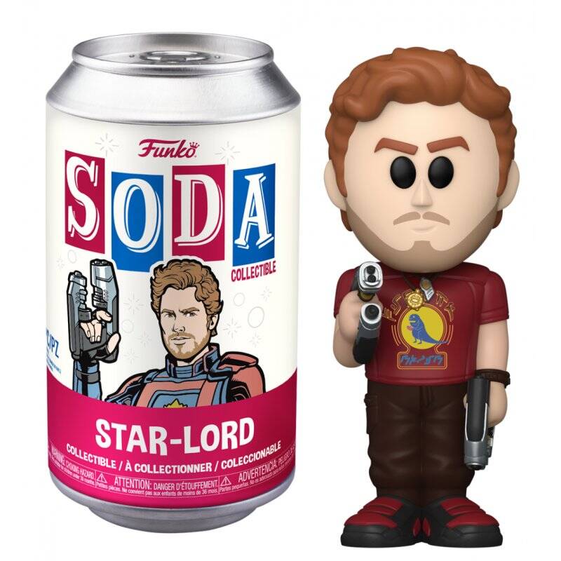LES GARDIENS DE LA GALAXIE 3 - POP Soda - Star-Lord avec Chase (M)