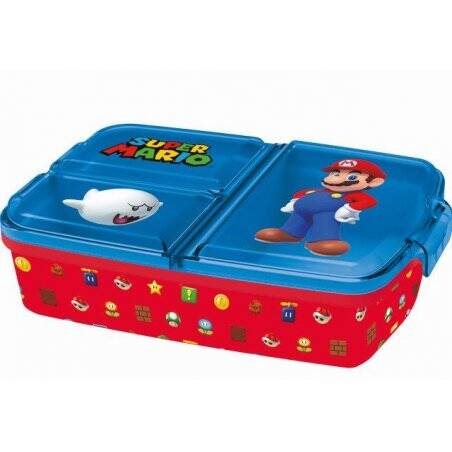 (bundle product) Euromic compatible - SUPER MARIO multi compartment sandwich box (21420)