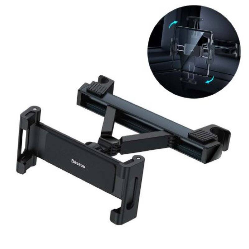 Baseus Car Mount JoyRide Pro Backseat mobile/tablet holder, fits from 4.7 to 12.3 inch, Black (SUTQ000001)