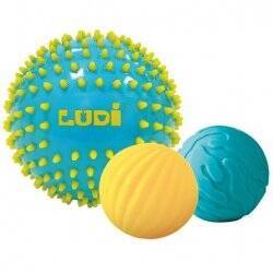 Ludi - Sensory ball set - blue - LU30021